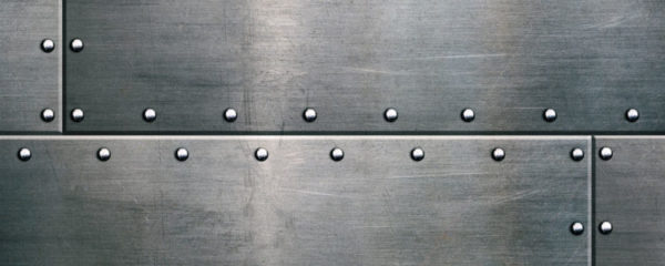 plaques de métal